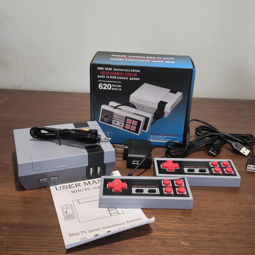 Mini Game Anniversary Edition Console - Black and Gray